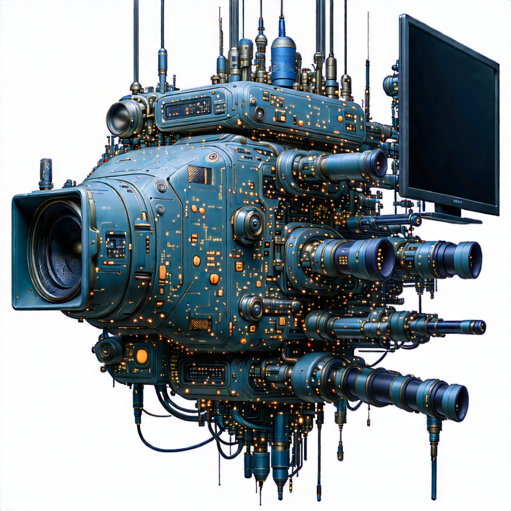 Innovative Communication Tool (design:1.26) With Futuristic, Blue,
