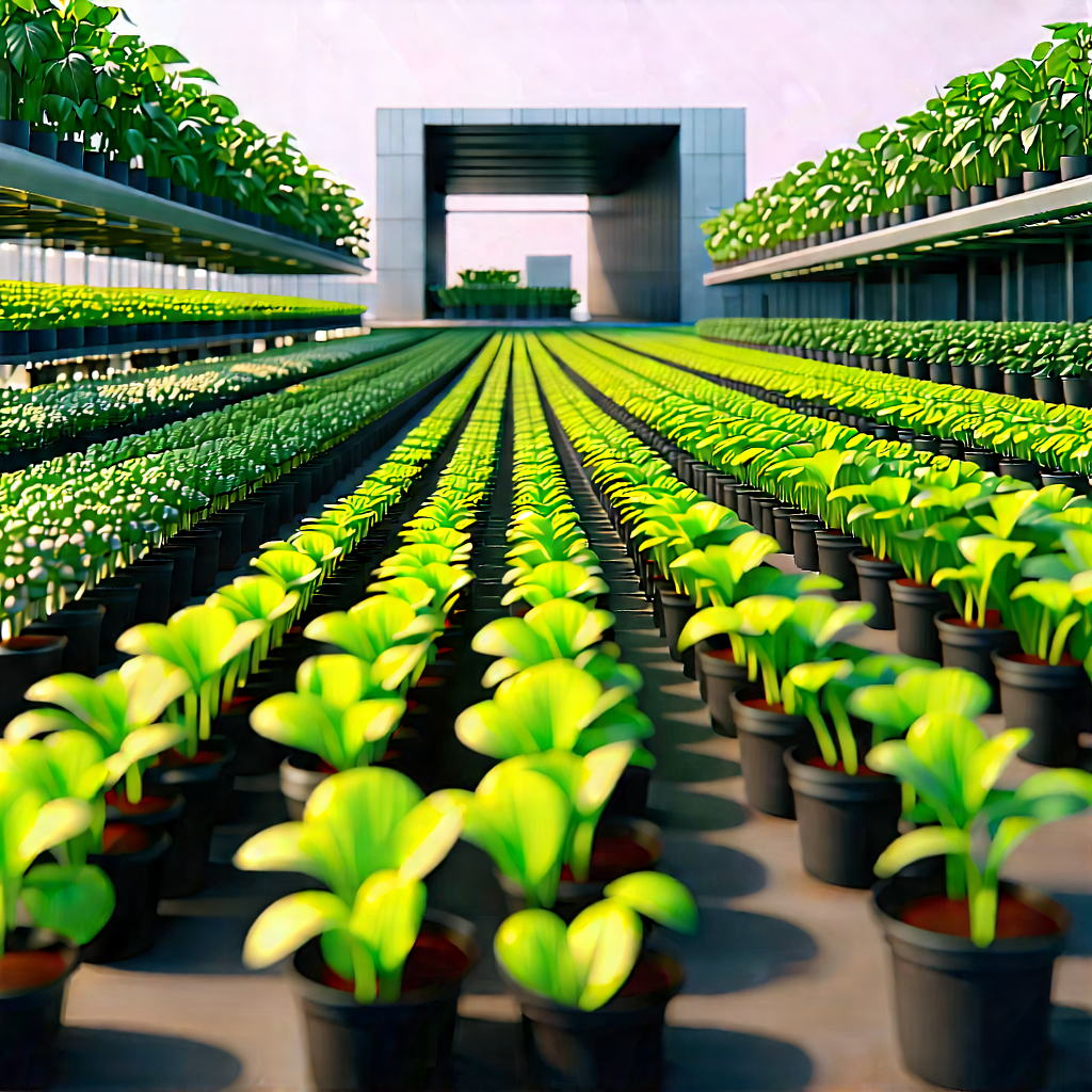 Agricultural Technology In Modern Laboratory With Image, There