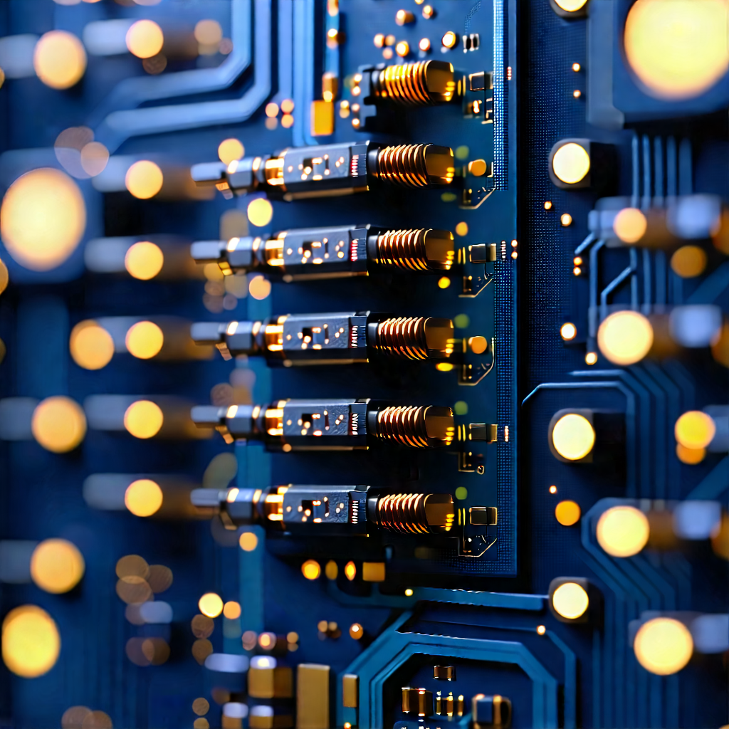 Close-up of sensor array