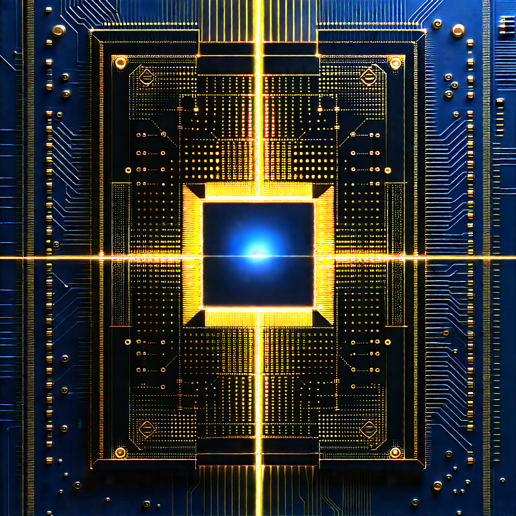 Microchip with laser scanning