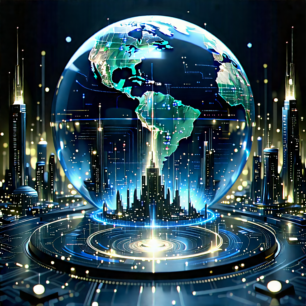 Big Data Visualization With Large, Blue,