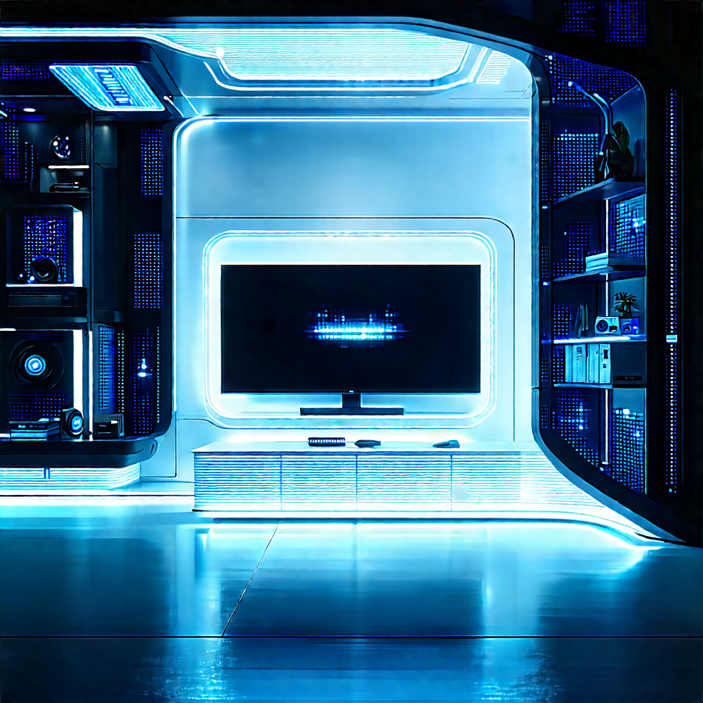 Futuristic Smart Home With Image, There