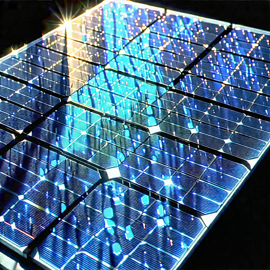 Solar Panel With Holographic Projection With Solar Panel