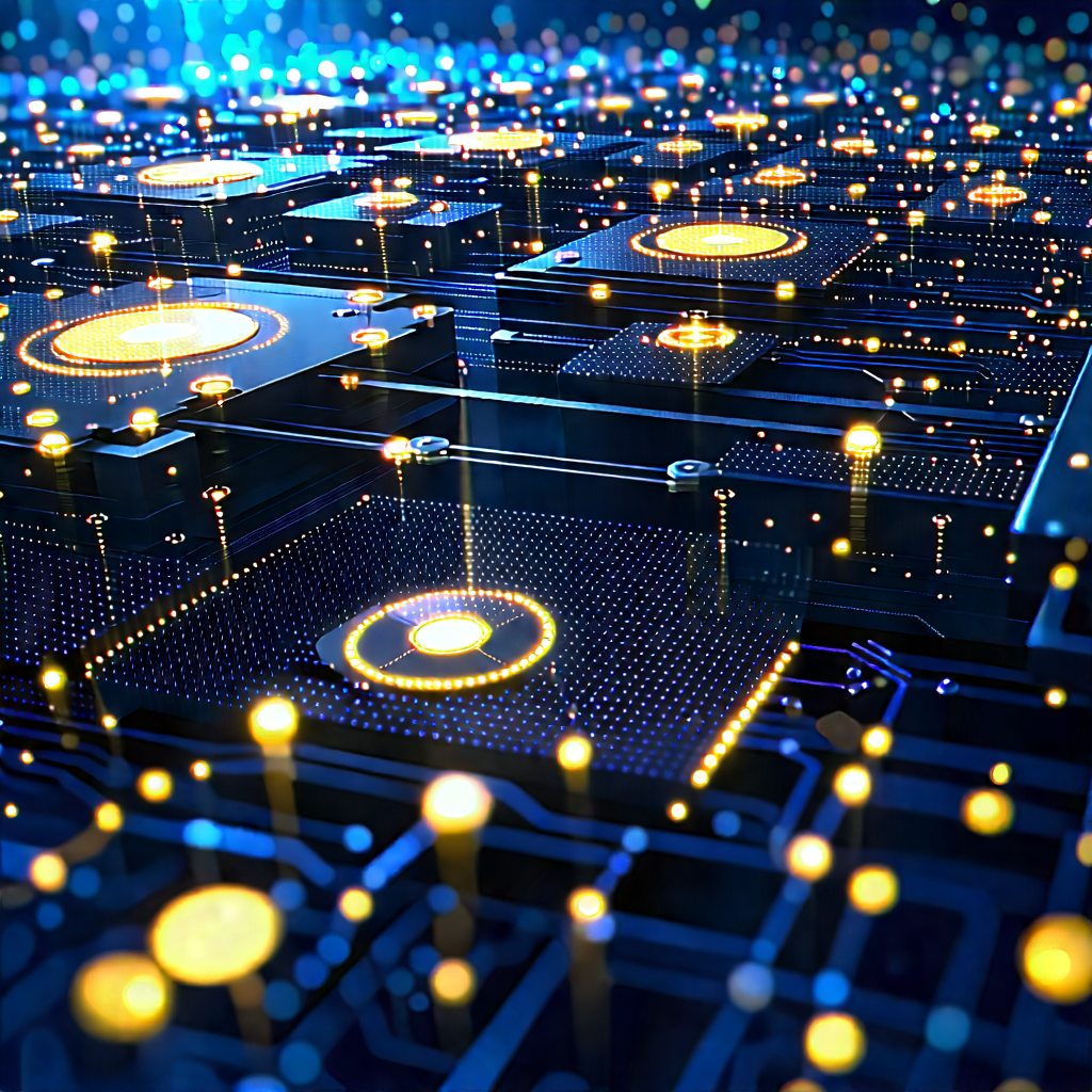 Close-up Of Sensor Array With Image, There