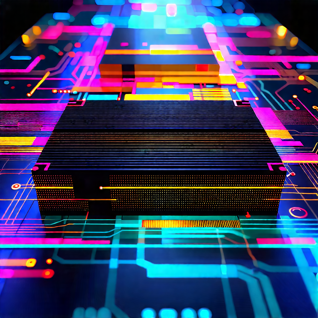 Close-up of sensor array