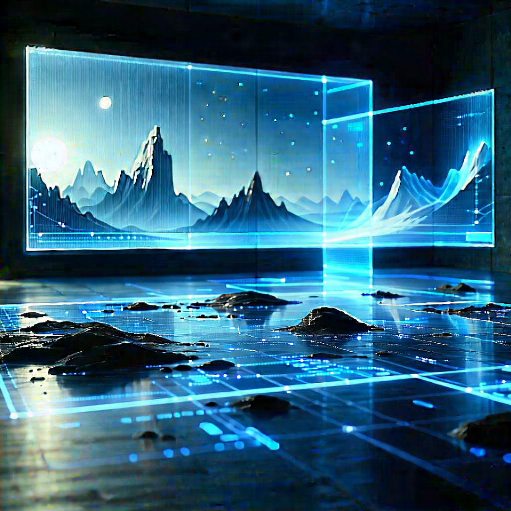 (futuristic:1.23) Smart Home With Image, There