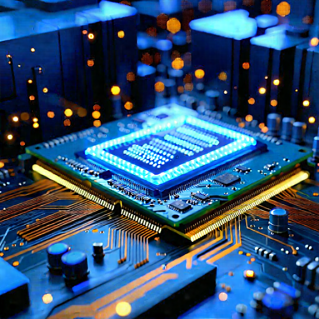 Close-up of memory module