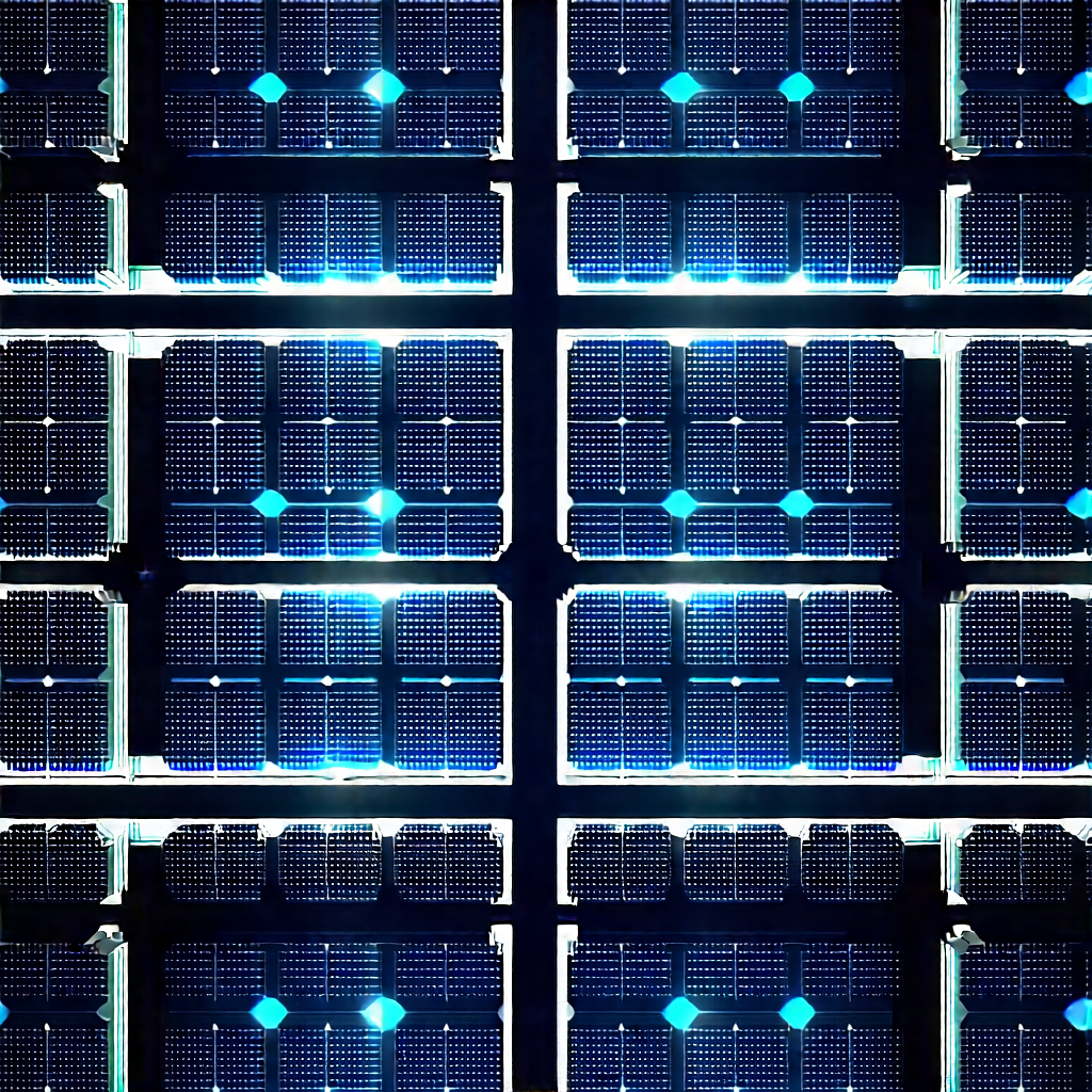 Solar panel with holographic projection