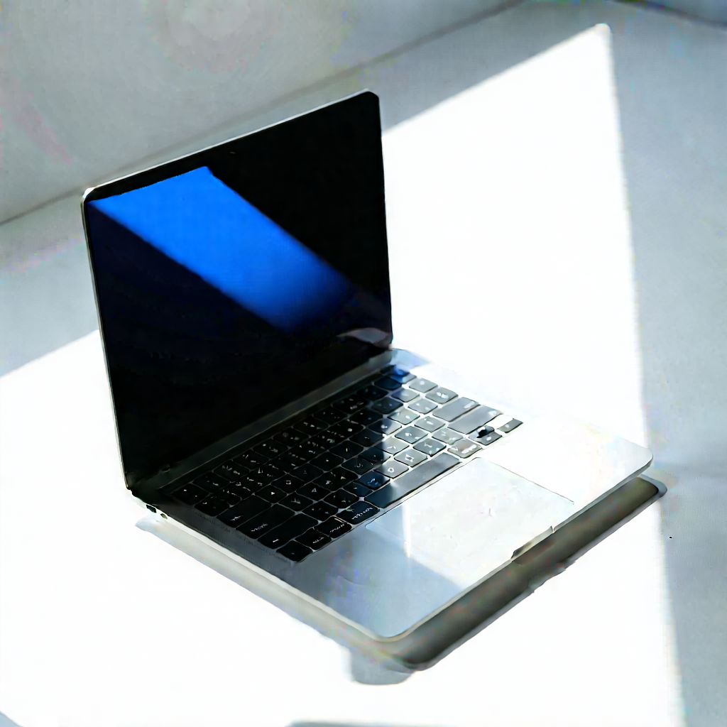 Laptop With (digital:1.16) Artwork With Laptop Computer