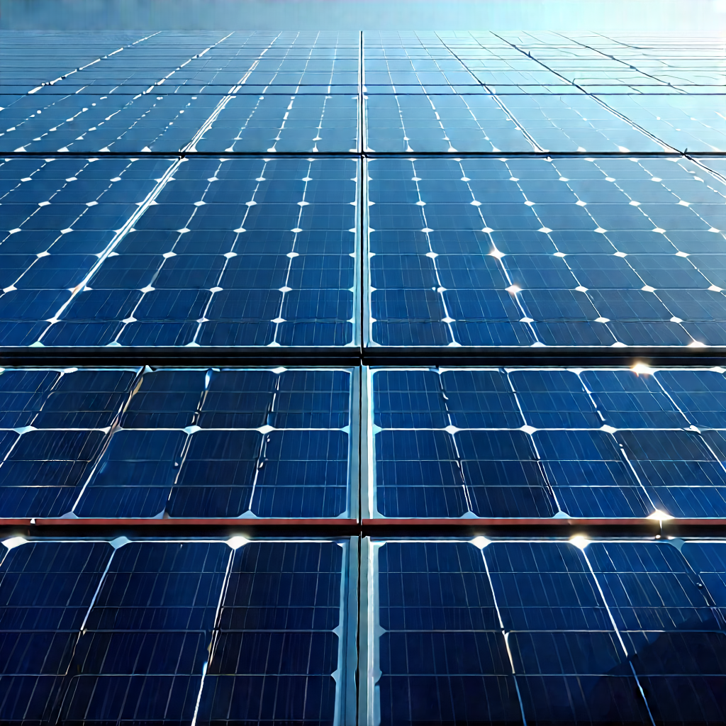 Solar panel with laser scanning