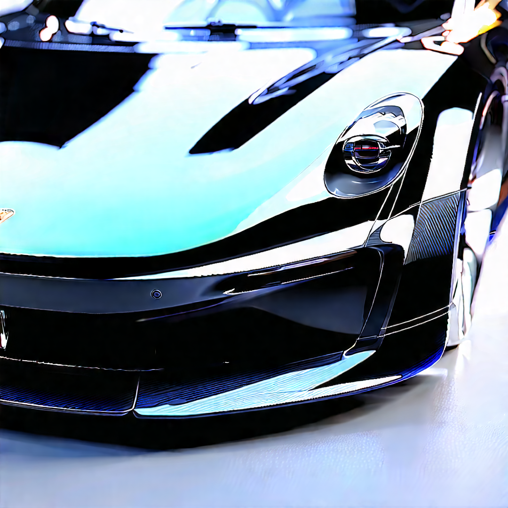 Automotive Technology In Design Studio With Close-up Black