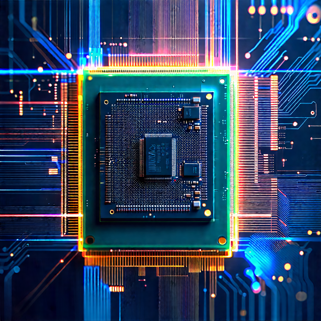Microchip with laser scanning