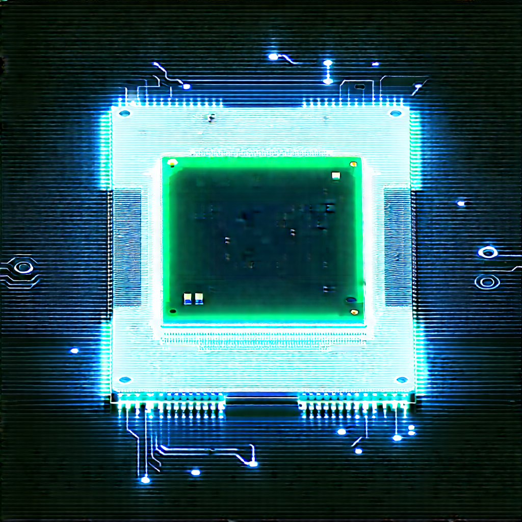 Microchip with holographic projection