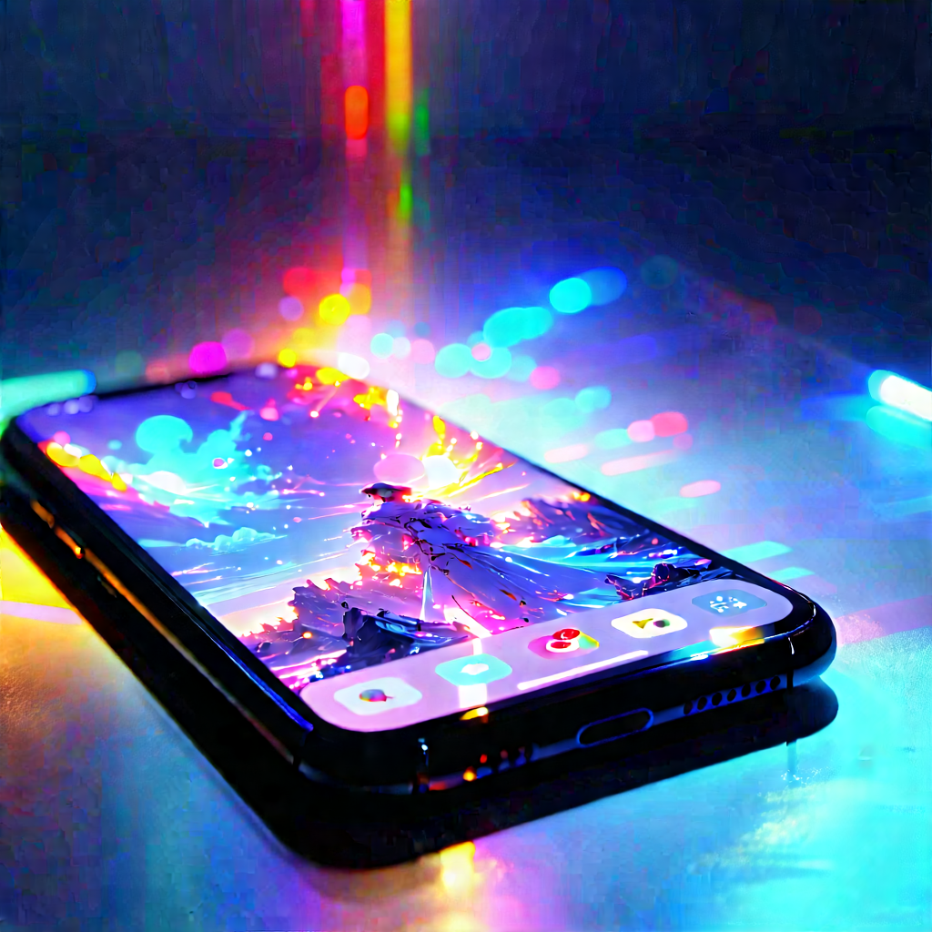 Smartphone With Streaming Content With Cell Phone