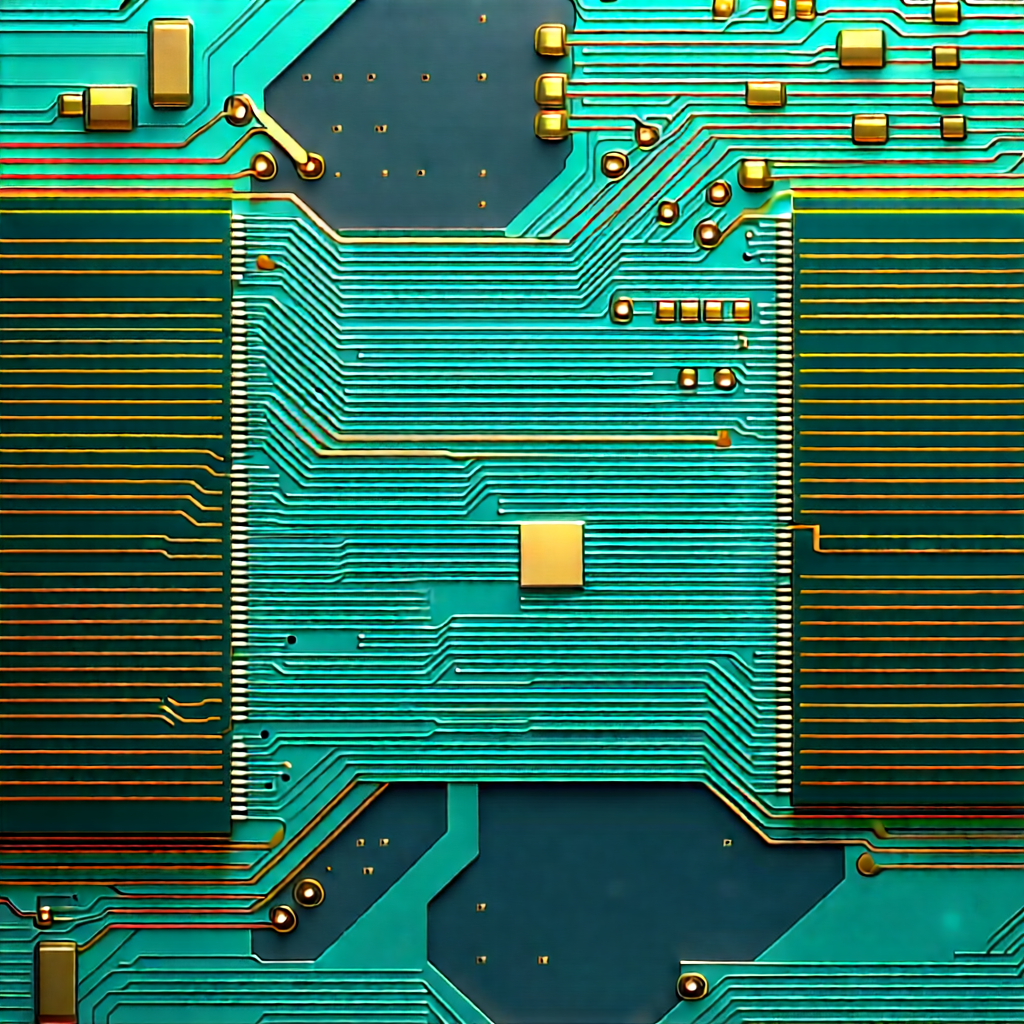 Close-up of electronic circuit