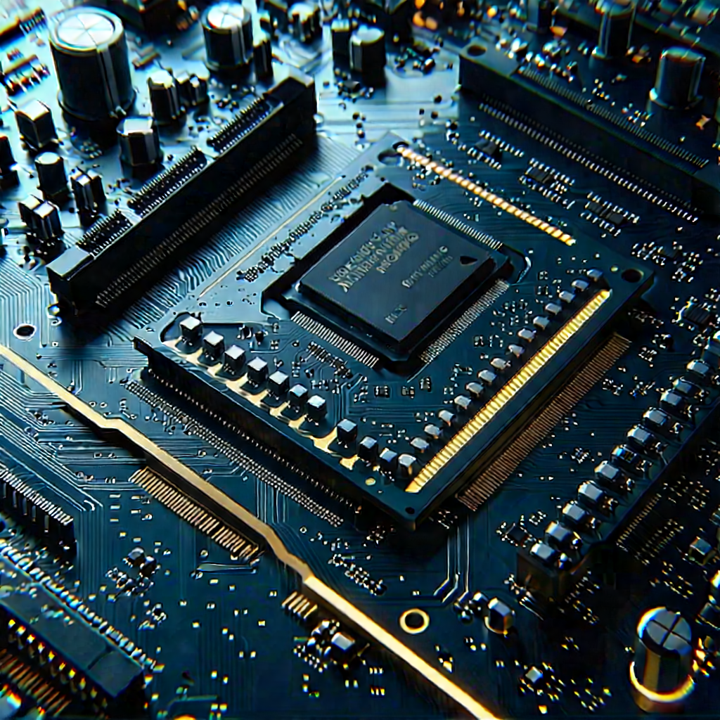 Close-up of memory module