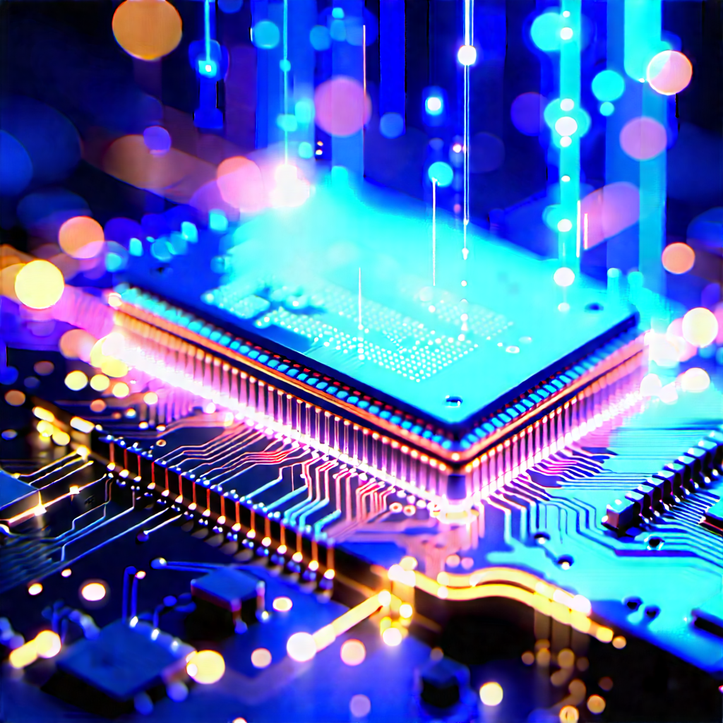 Microchip with holographic projection