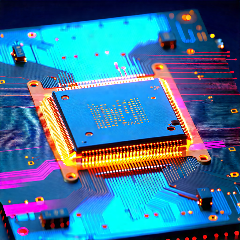 Microchip with holographic projection