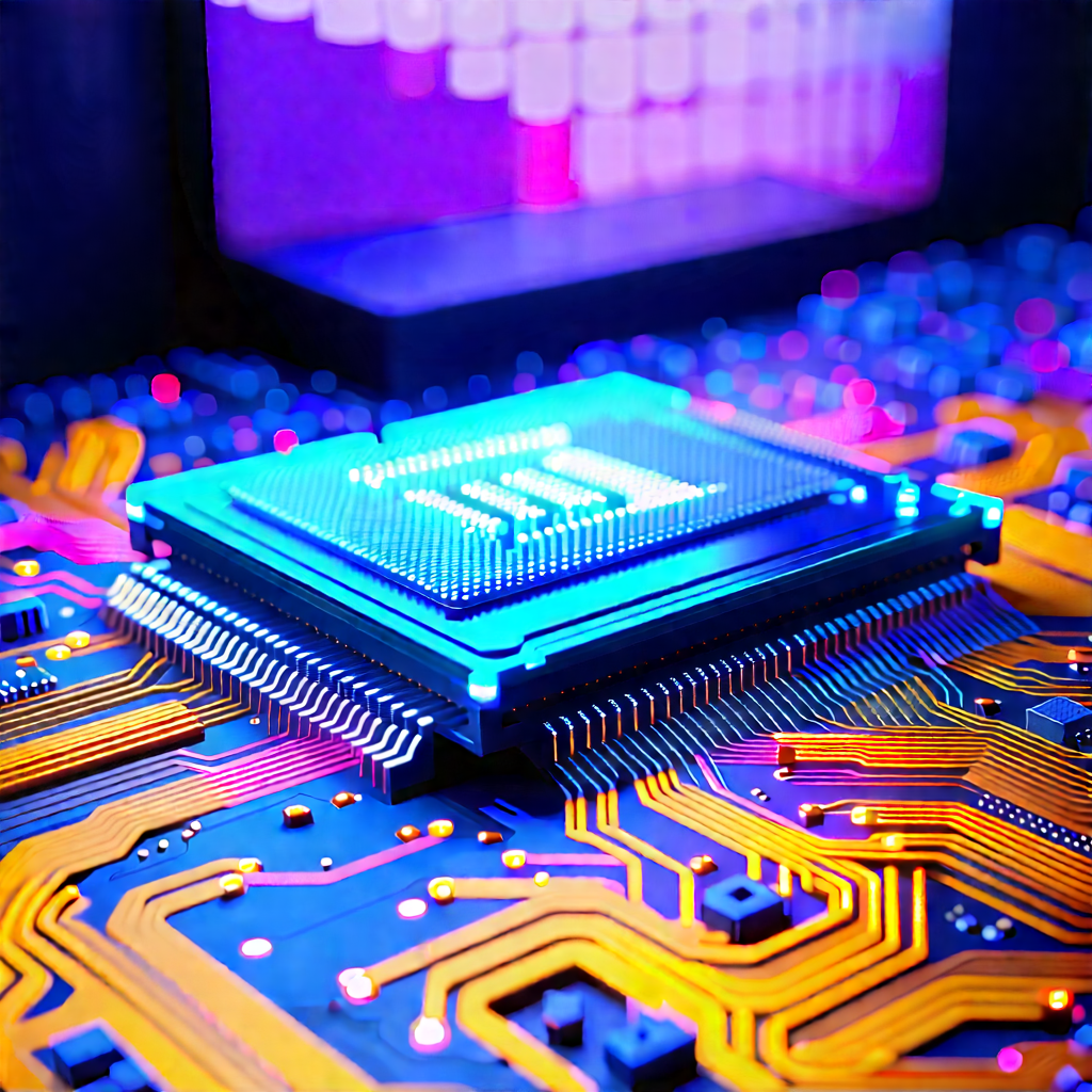 Close-up of memory module