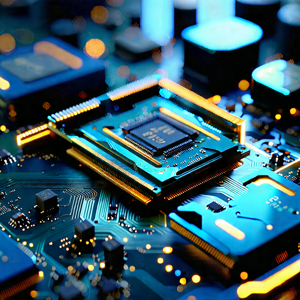 Close-up of memory module
