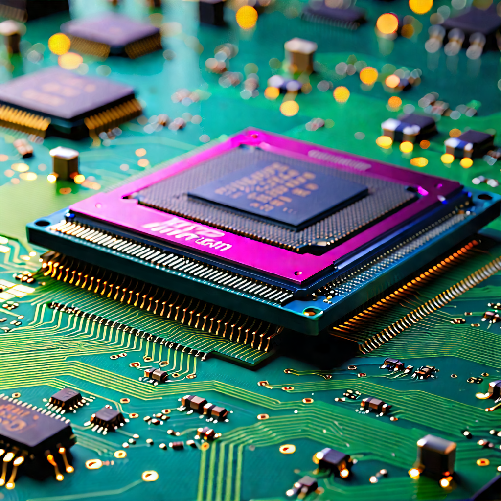 Close-up of memory module