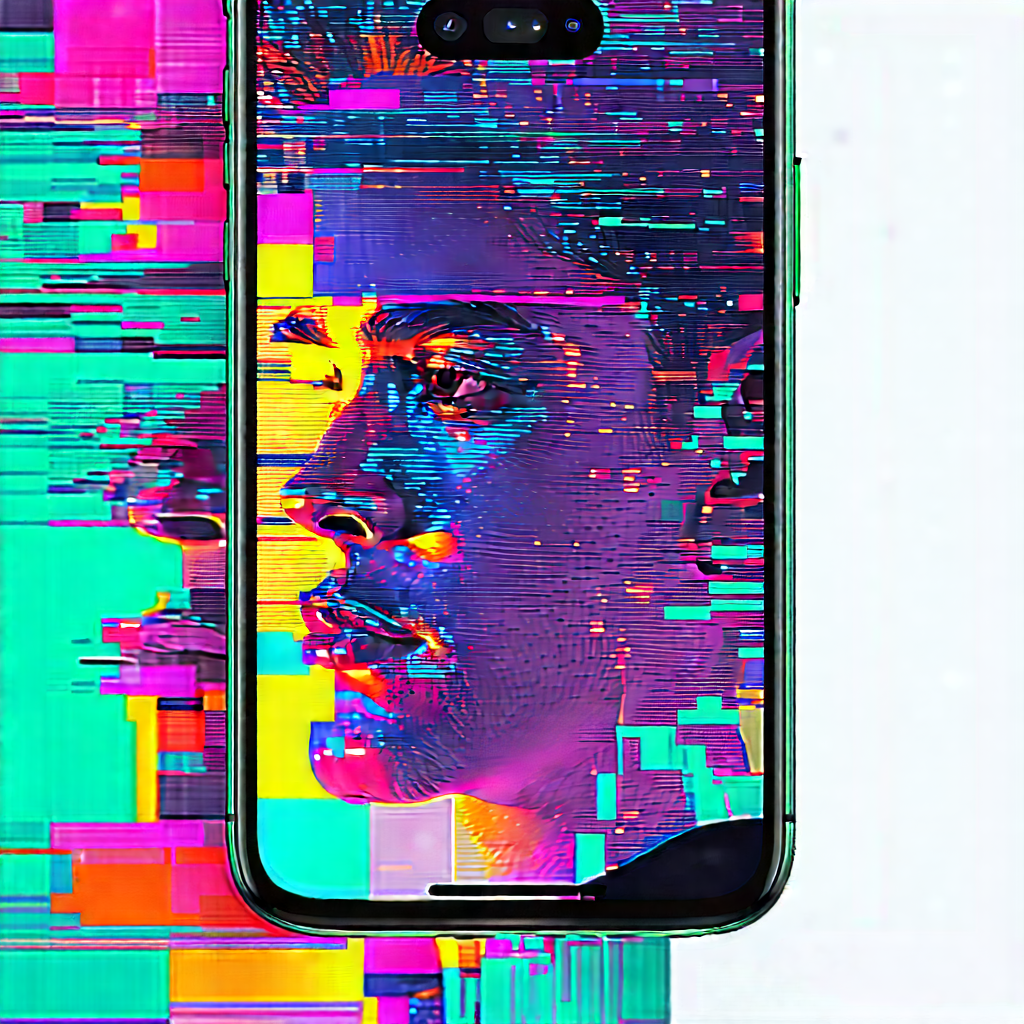 Smartphone with streaming content