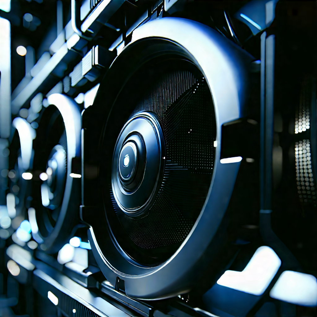 Close-up of cooling system