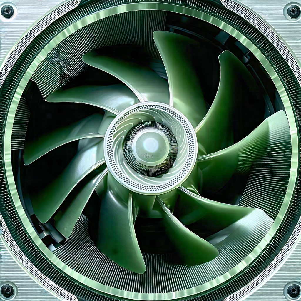 Close-up of cooling system