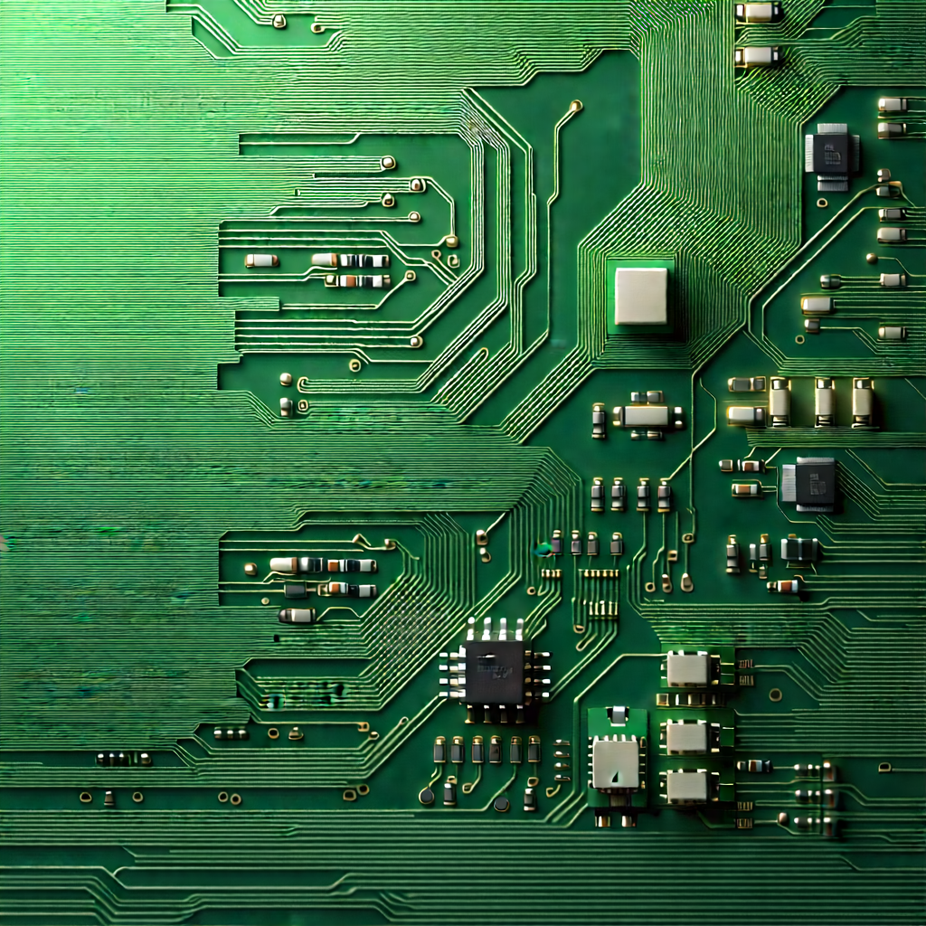 Circuit board with laser scanning