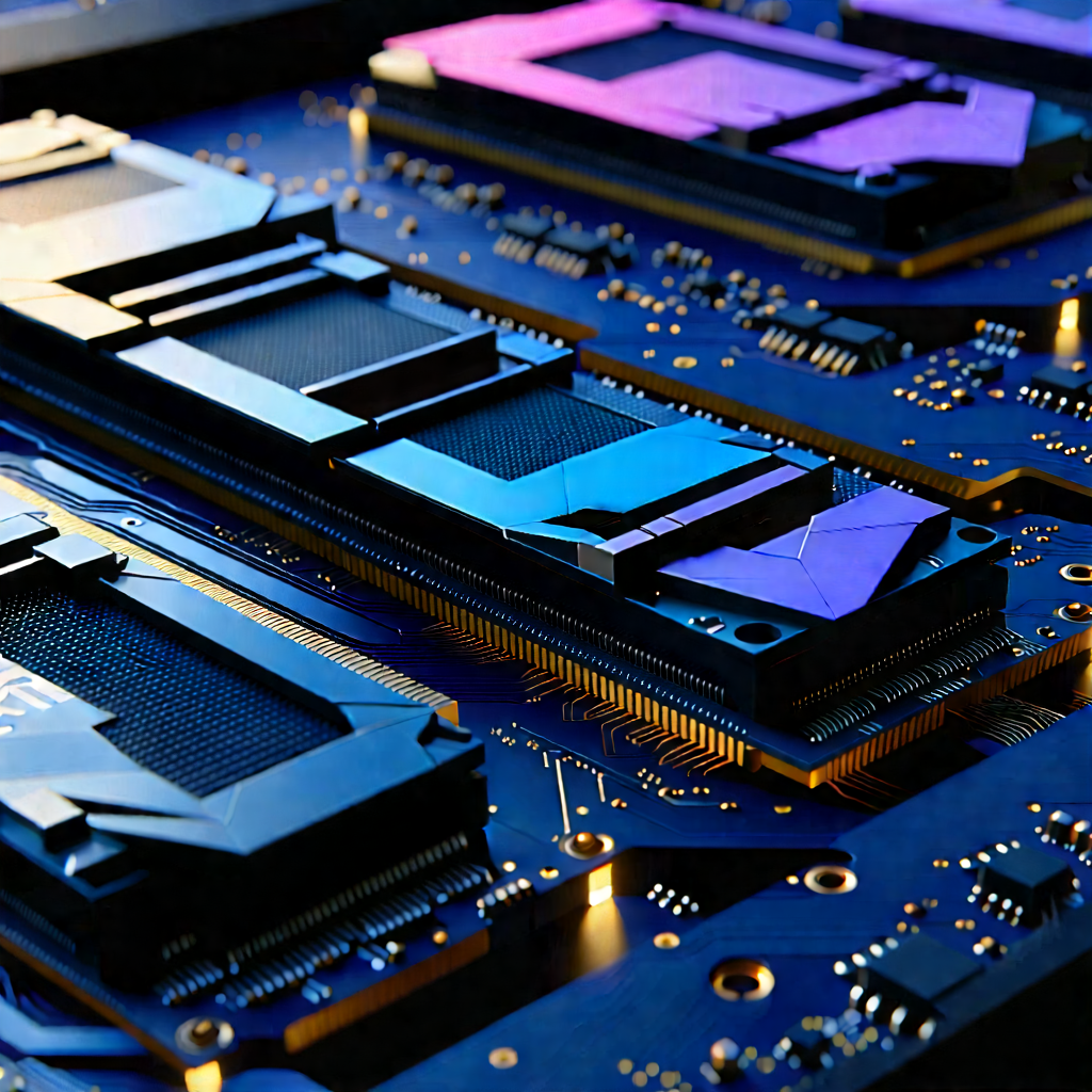 Close-up of memory module