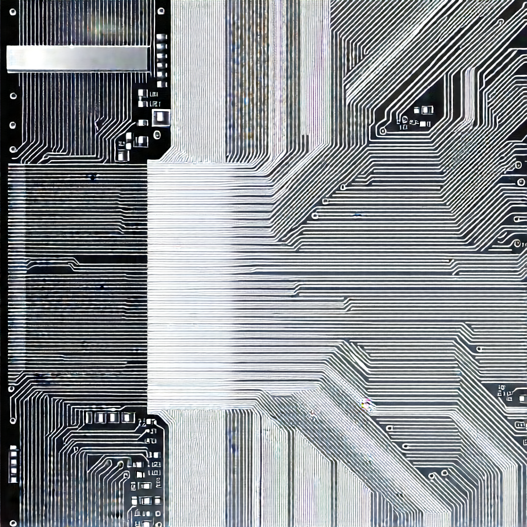 Close-up of electronic circuit