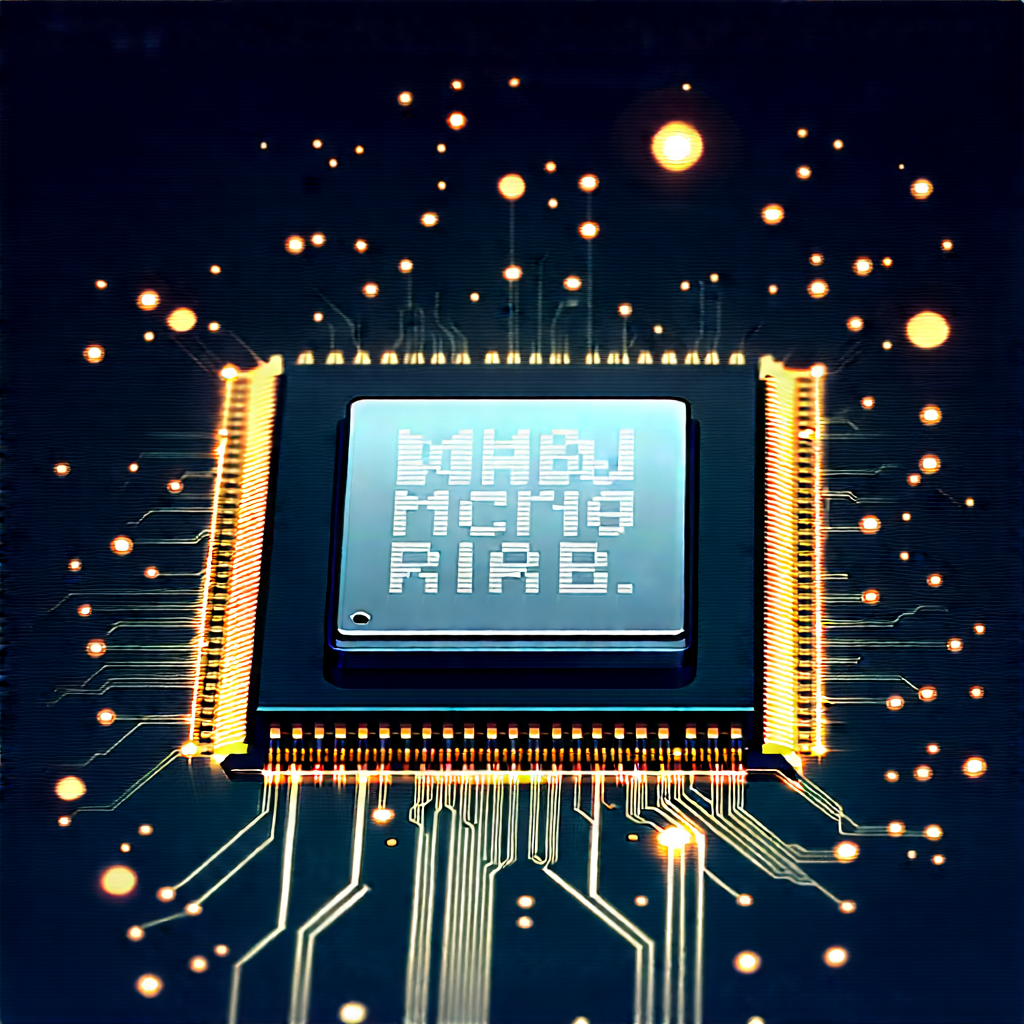 Microchip with digital particles