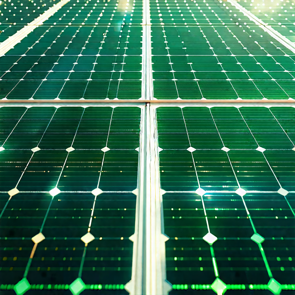Solar Panel With Data Streams With Large Solar