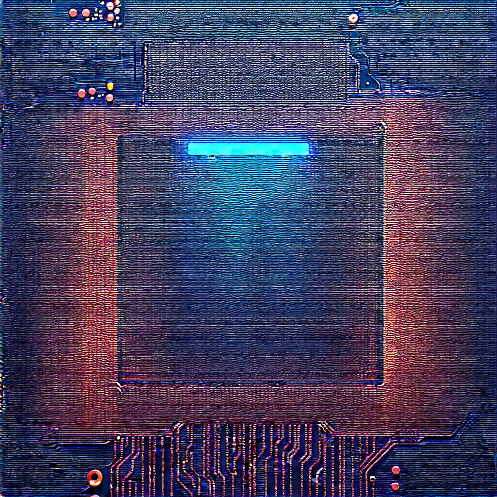 Circuit board with digital particles