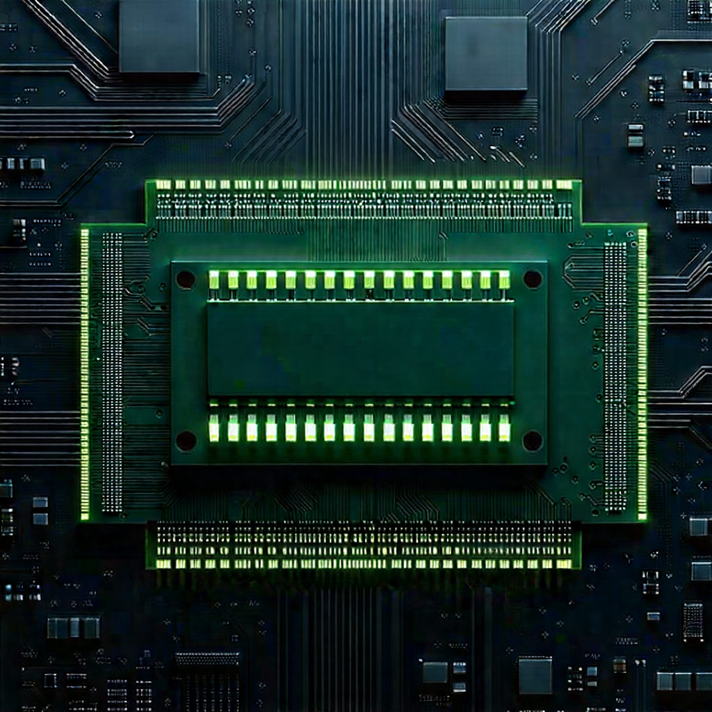 Close-up of memory module