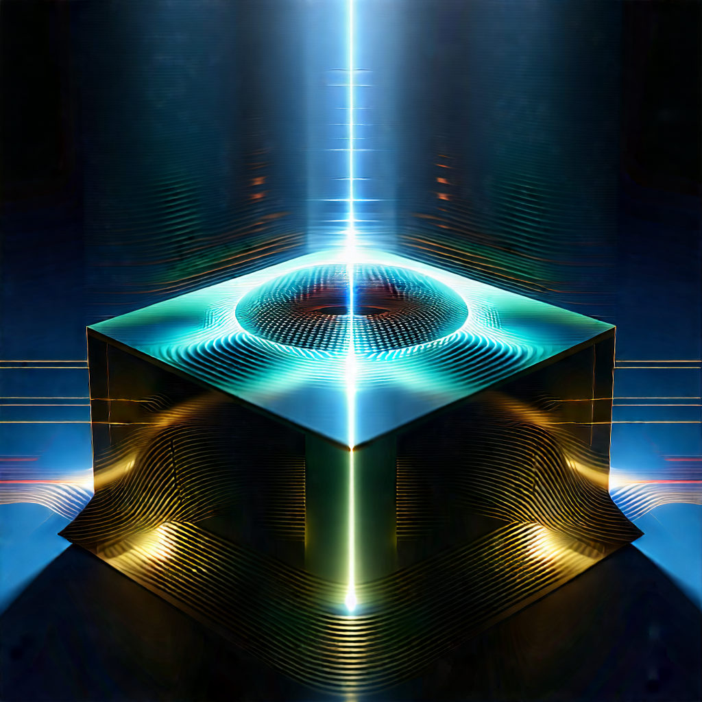 Quantum Computer With Holographic Projection With Large, Three-dimensional