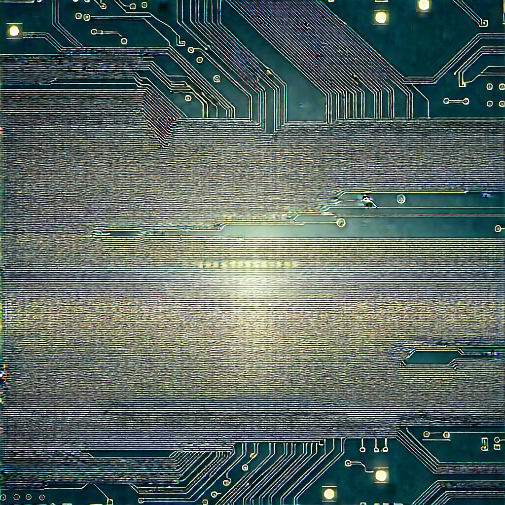 Circuit board with digital particles