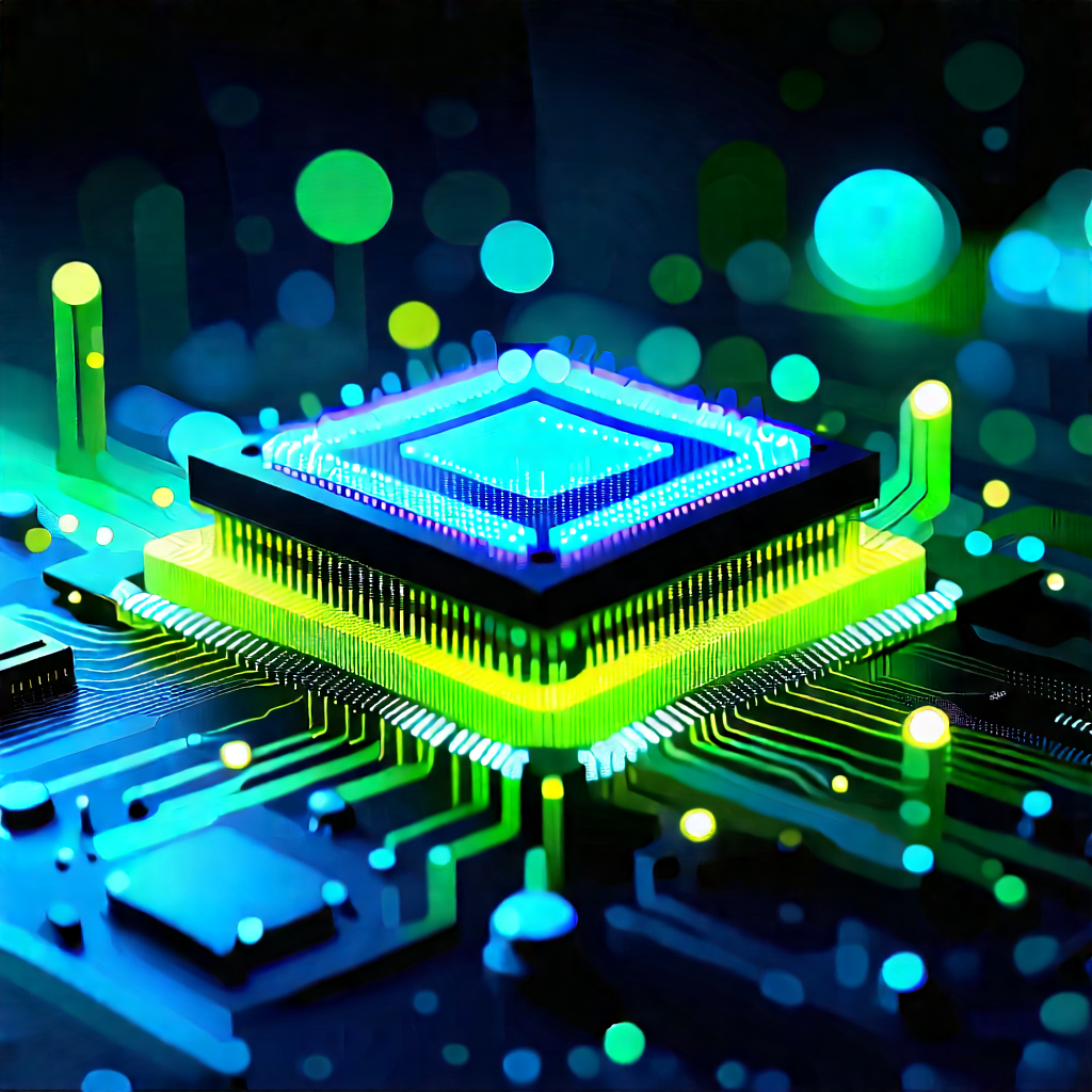 Quantum computer with data streams