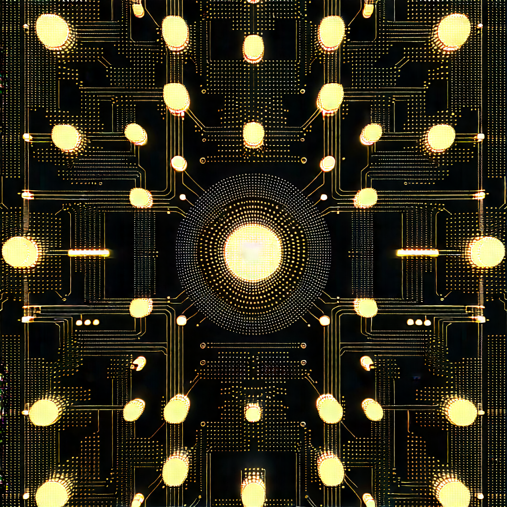 Close-up of sensor array