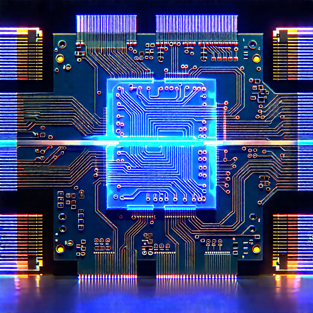 Circuit board with holographic projection