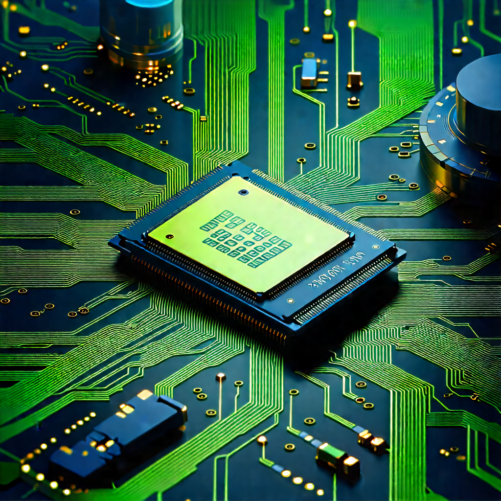 Circuit board with data streams