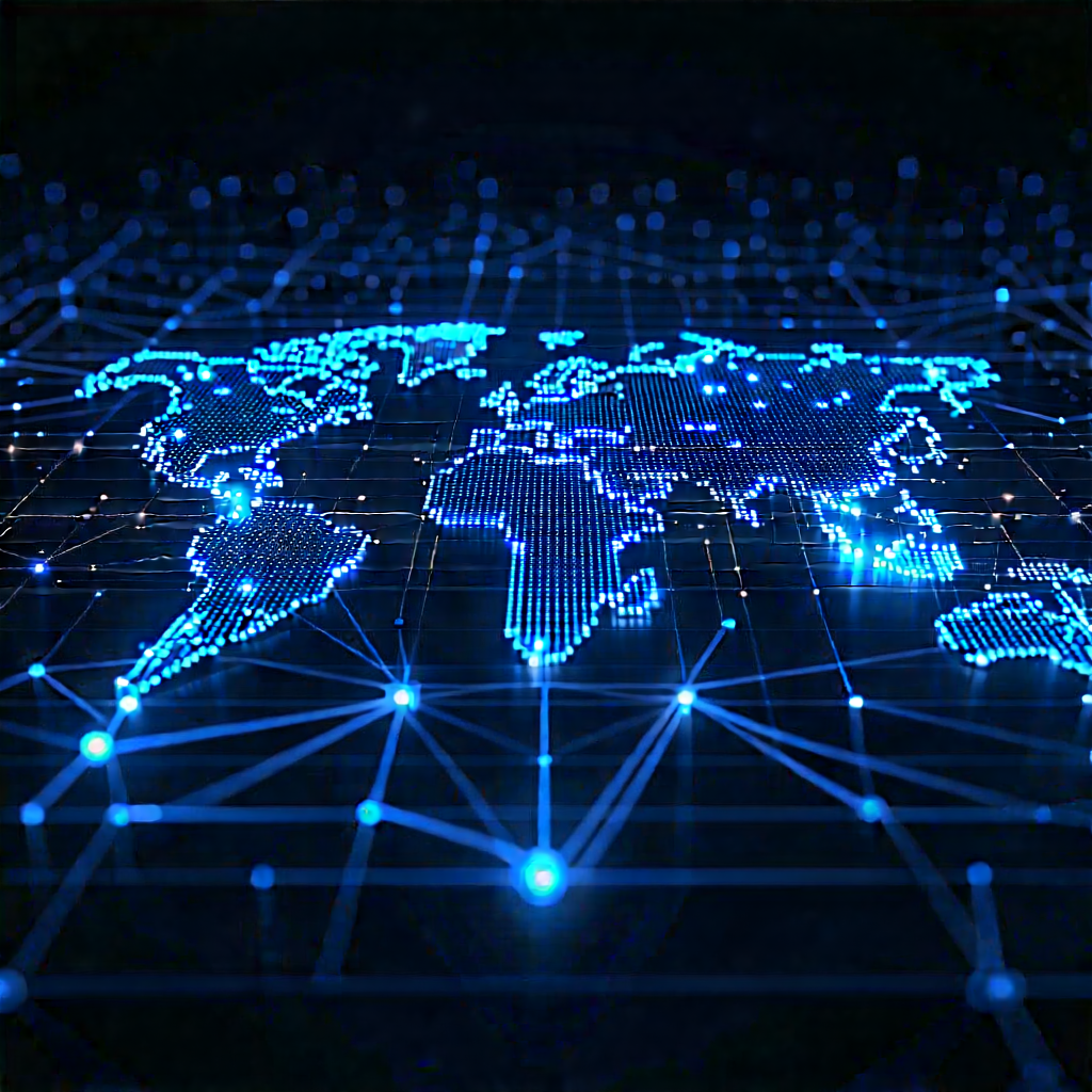 Blockchain network visualization