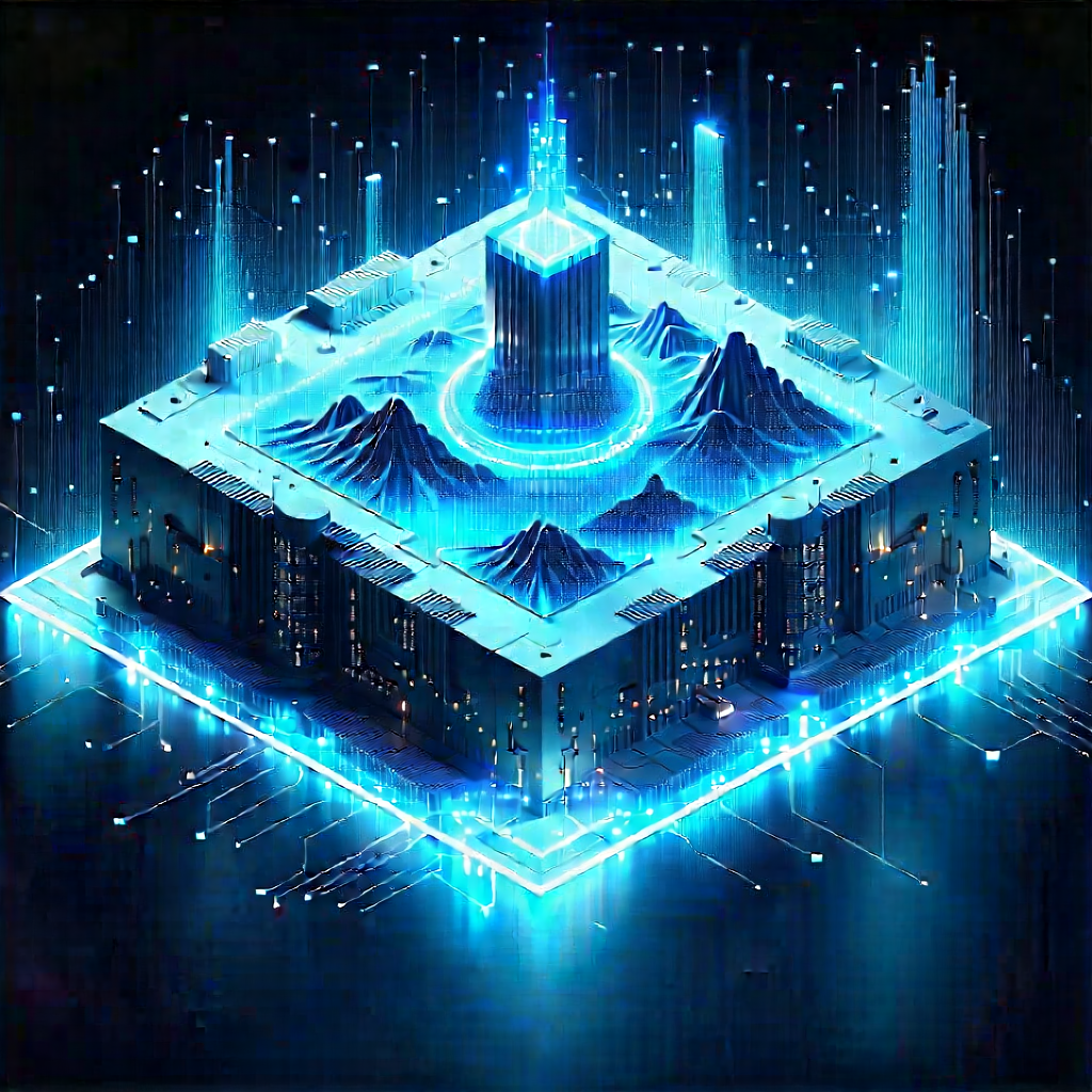 Big Data Visualization With Futuristic Cityscape
