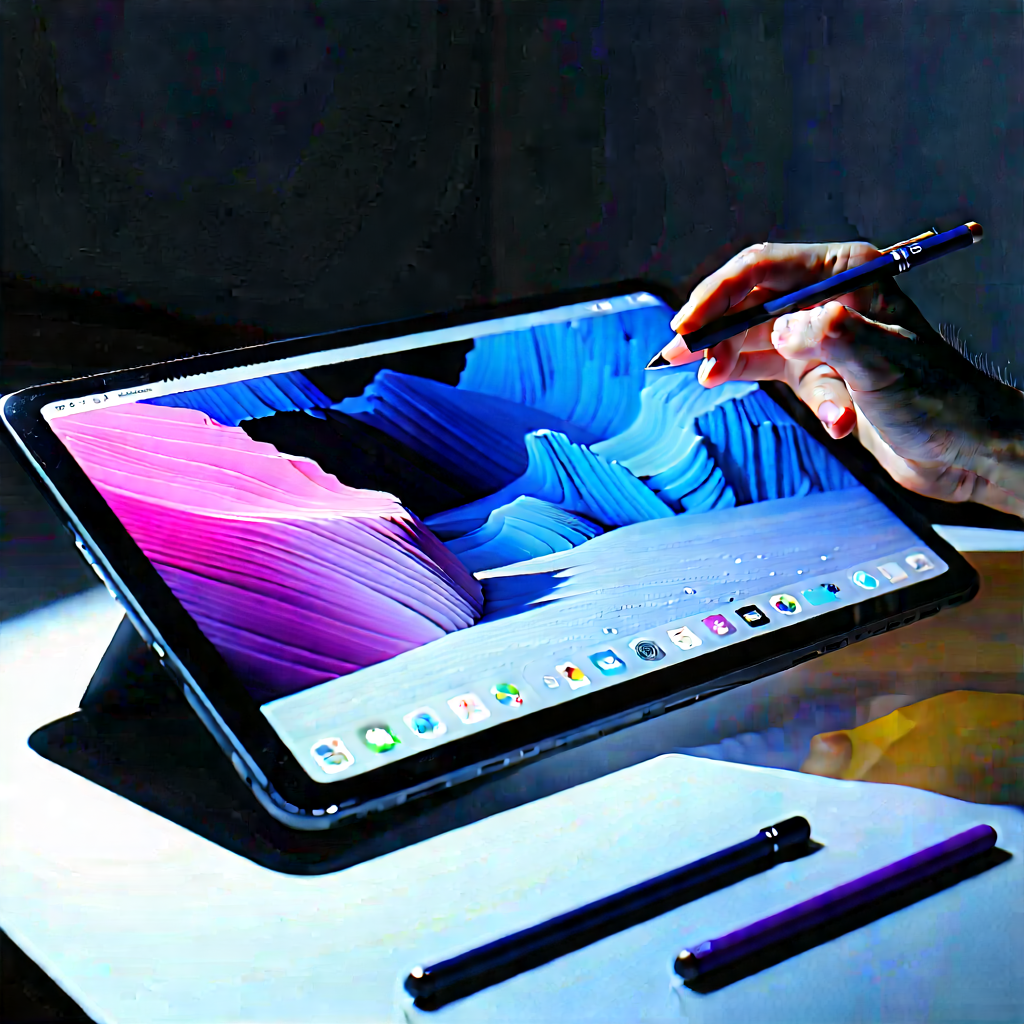 Tablet with user interface