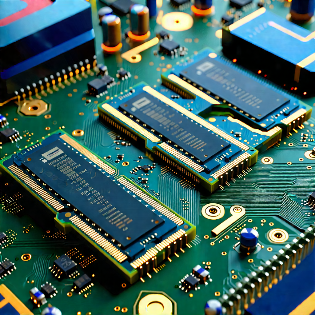 Close-up of memory module