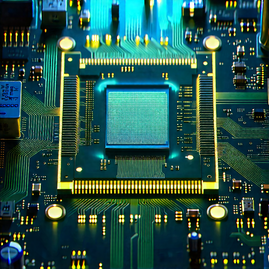 Circuit board with holographic projection