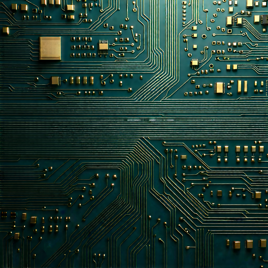 Circuit board with data streams