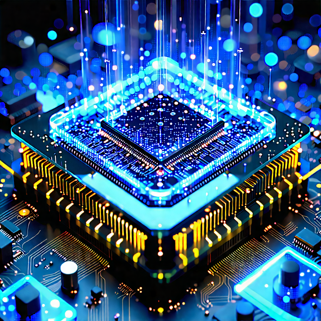 Quantum computer with digital particles