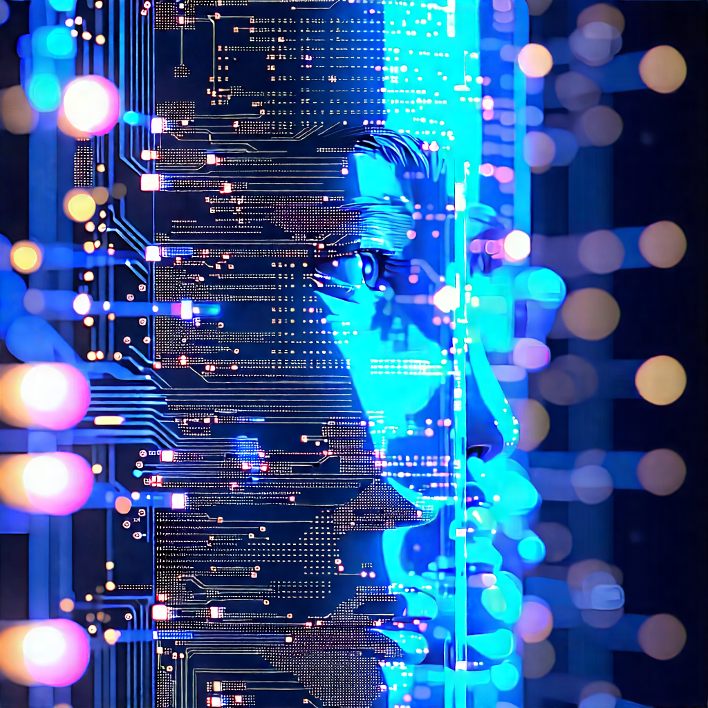 Close-up of sensor array