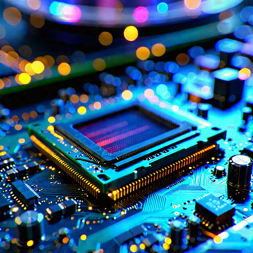 Close-up of memory module